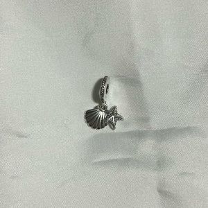 Pandora Starfish & Seashell Dangle Charm
